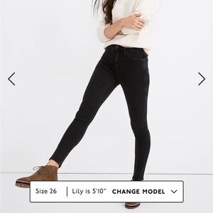 Madewell High Rise Skinny Jean